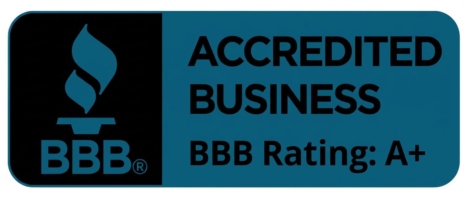 BBB Accredited Business — A+ Rating